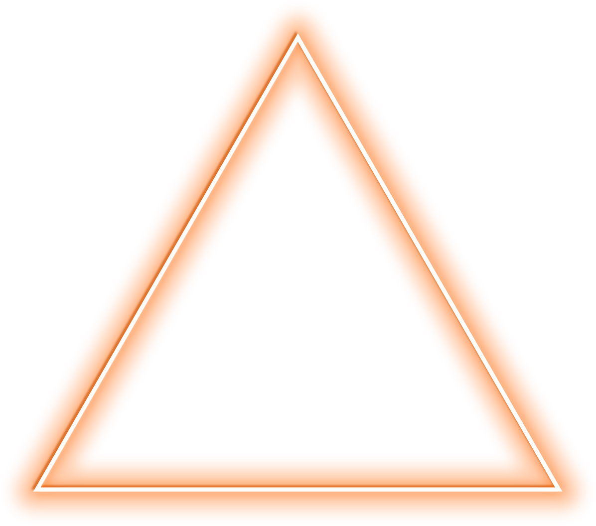 neon light triangle